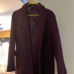 Purple long coat